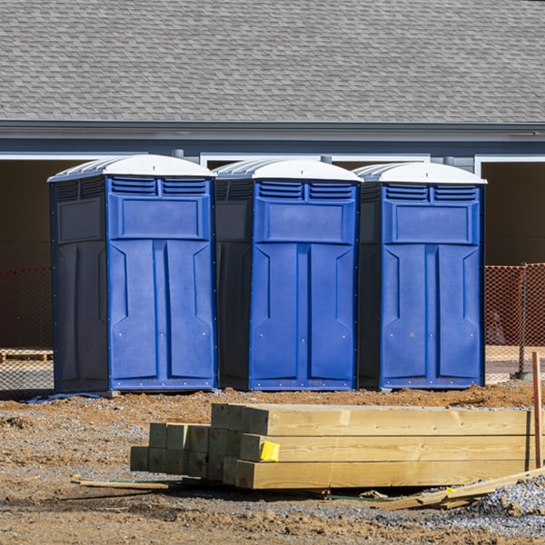 do you offer hand sanitizer dispensers inside the porta potties in Mars Hill Maine